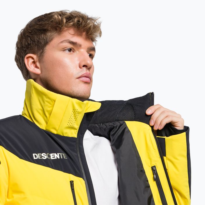 Men's ski jacket Descente Mateo 10 yellow DWMUGK25 7