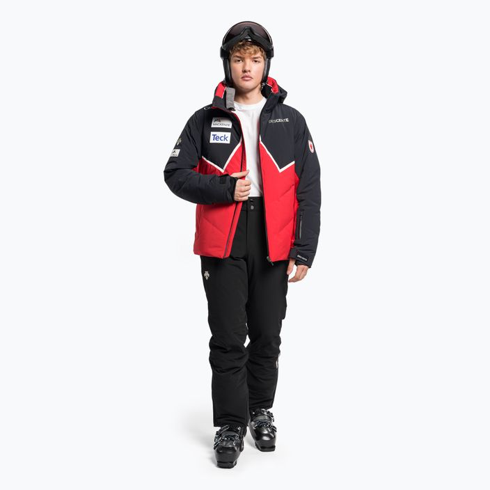 Men's ski jacket Descente CSX Replica 8593 red DWMUGK27S 2