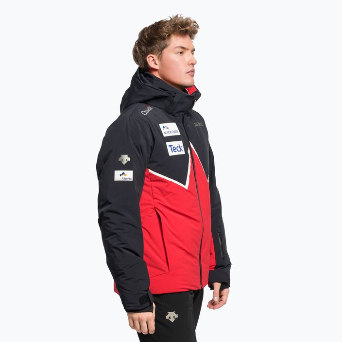 Men's ski jacket Descente CSX Replica 8593 red DWMUGK27S 3