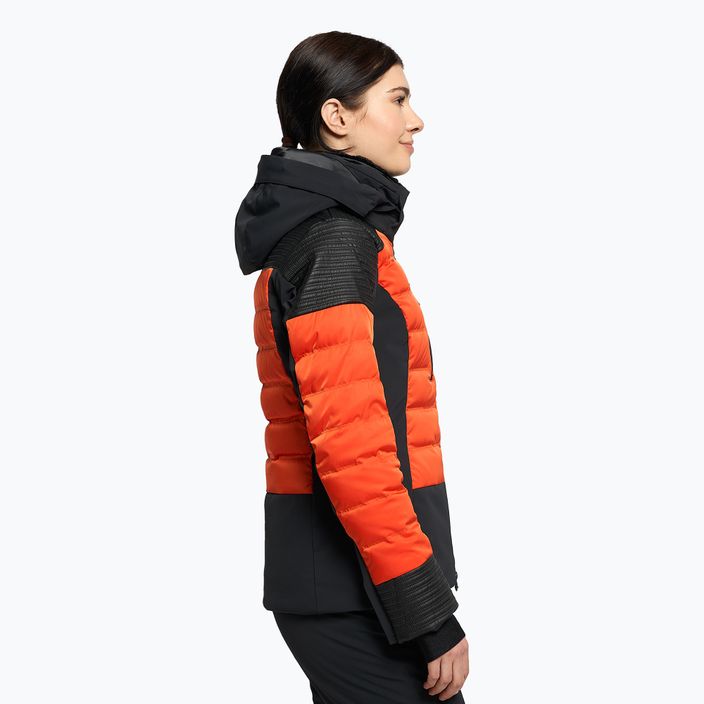 Women's ski jacket Descente Rozetta 30 orange DWWUGK14 3