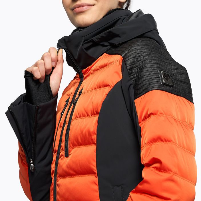 Women's ski jacket Descente Rozetta 30 orange DWWUGK14 7