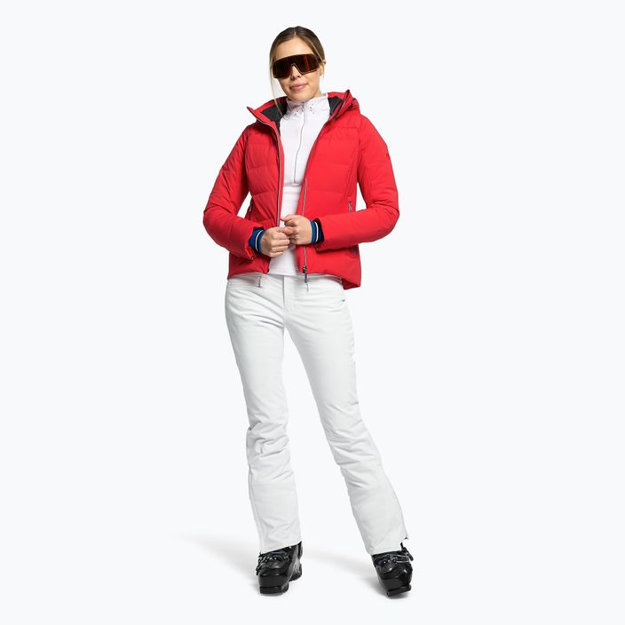 Women's ski jacket Descente Jolie 85 red DWWUGK25 2