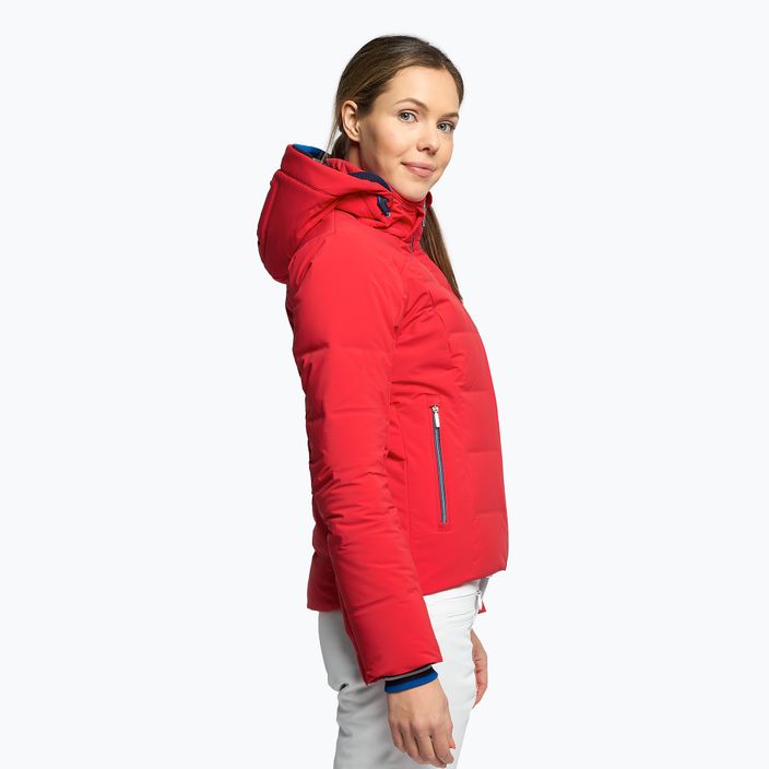 Women's ski jacket Descente Jolie 85 red DWWUGK25 3