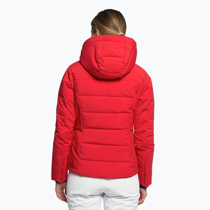 Women's ski jacket Descente Jolie 85 red DWWUGK25 4