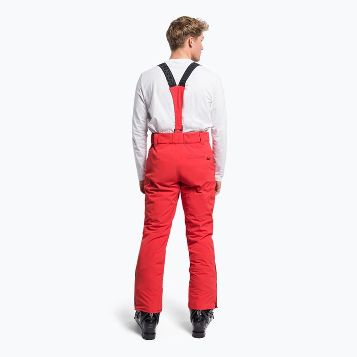 Men's Descente Swiss ski trousers red DWMUGD40 4
