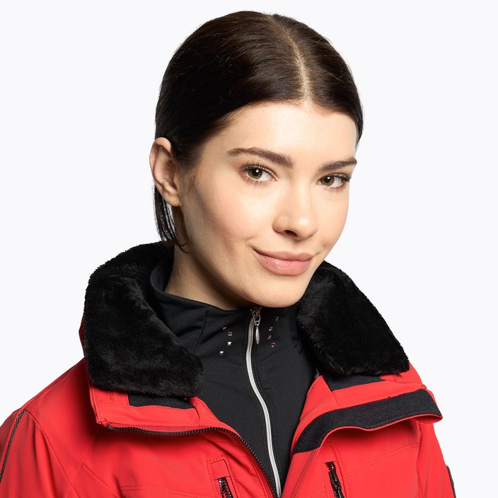 Women's ski jacket Descente Brianne 8585 red DWWUGK13 6