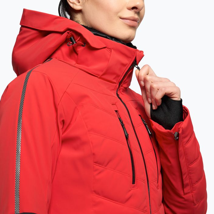 Women's ski jacket Descente Brianne 8585 red DWWUGK13 7