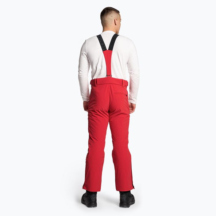 Men's ski trousers Descente Swiss electric red 2