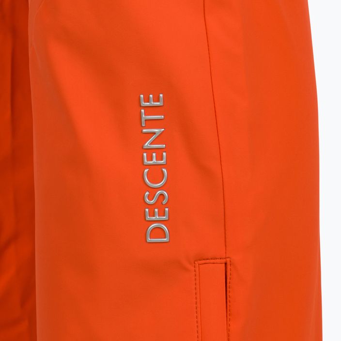 Men's Descente Swiss mandarin orange ski trousers 7