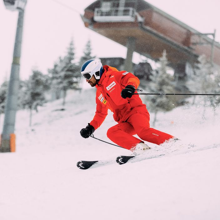 Men's Descente Swiss mandarin orange ski jacket 16