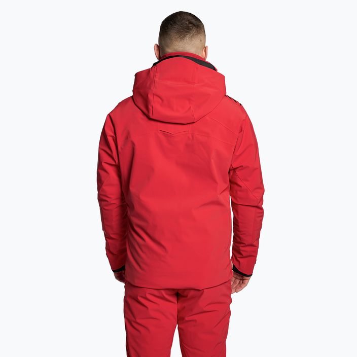 Men's ski jacket Descente Paddy electric red 2