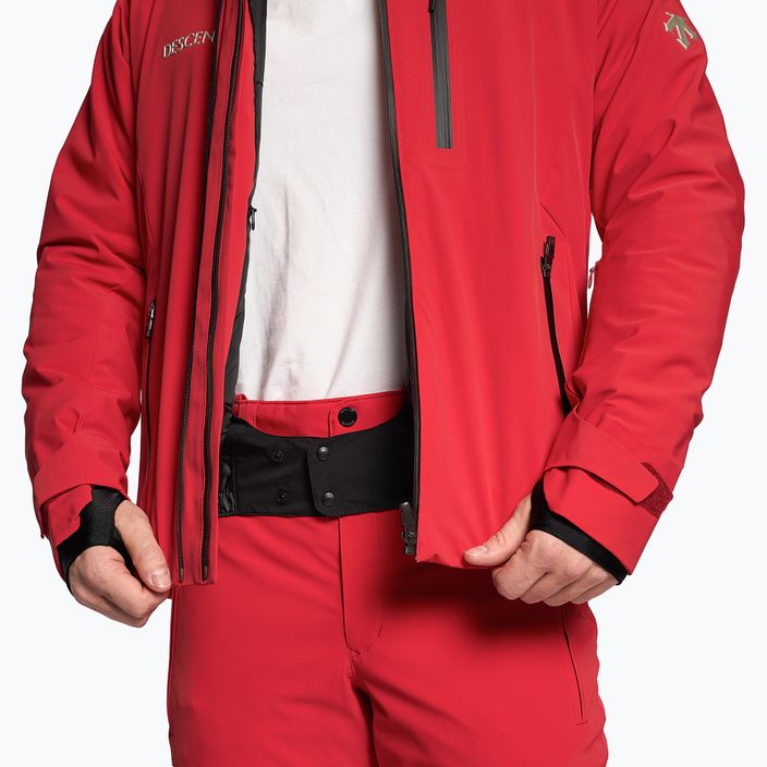 Men's ski jacket Descente Paddy electric red 7