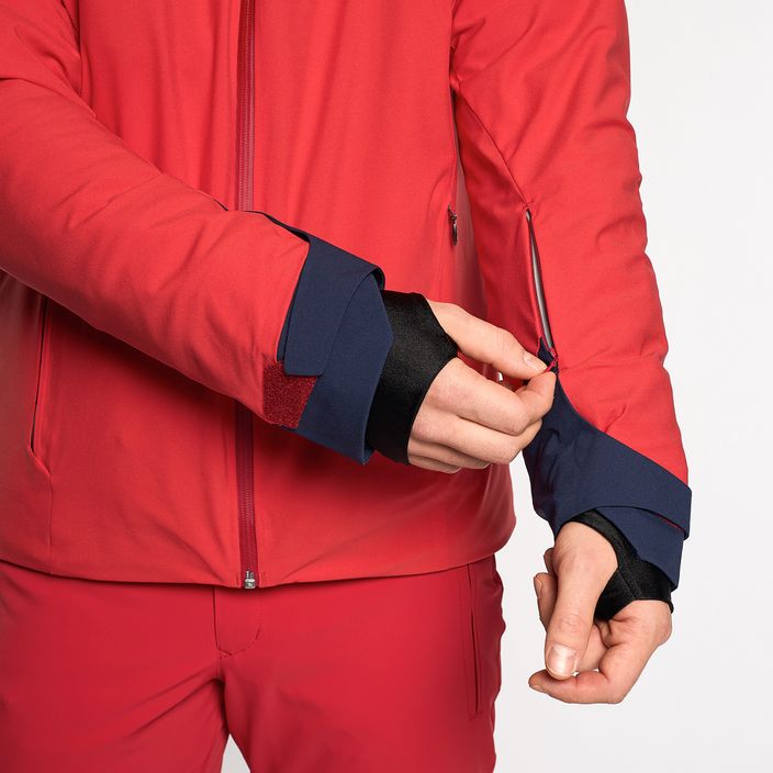 Men's ski jacket Descente Tracy electric red 4