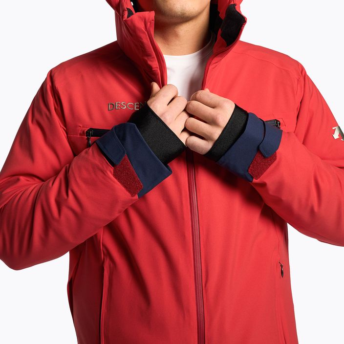 Men's ski jacket Descente Tracy electric red 5