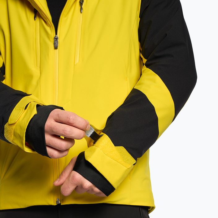 Men's ski jacket Descente Chester marigold yellow 4