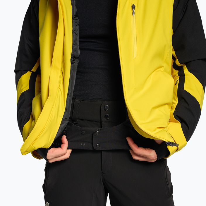 Men's ski jacket Descente Chester marigold yellow 5