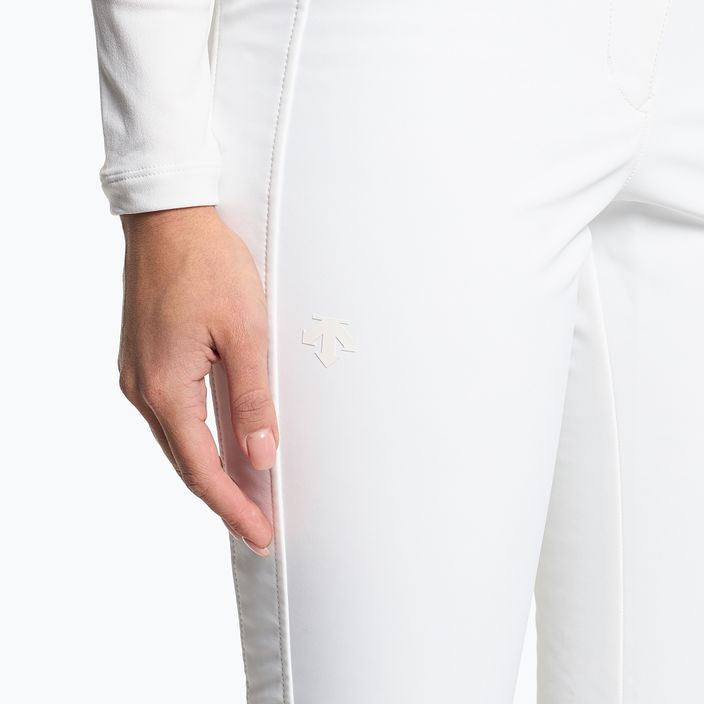 Men's ski trousers Descente Jacey super white 3