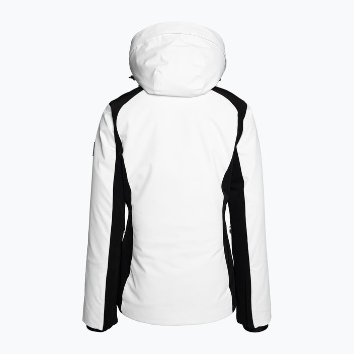 Women's ski jacket Descente Quine super white 2