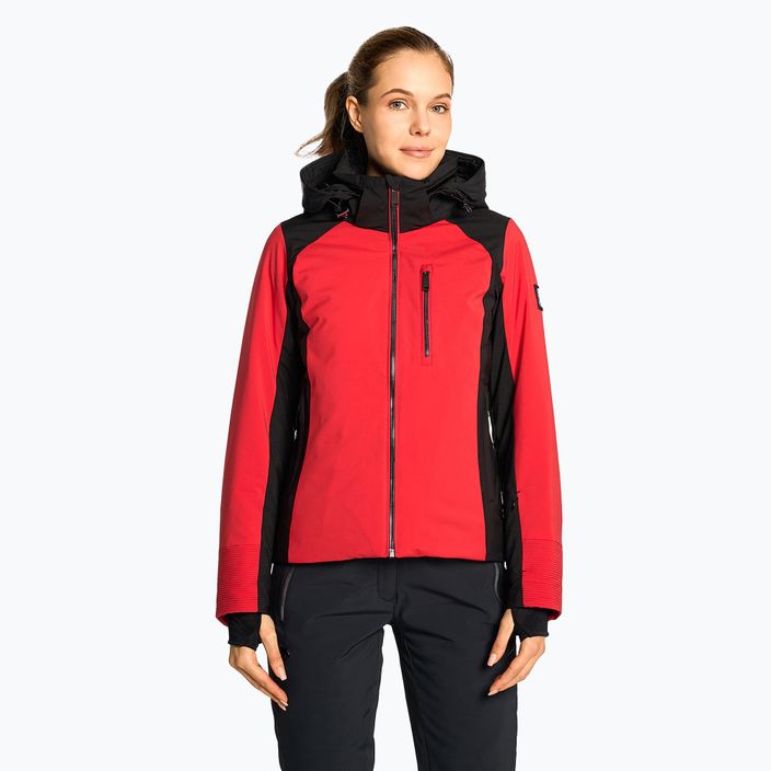 Women's ski jacket Descente Piper electric red