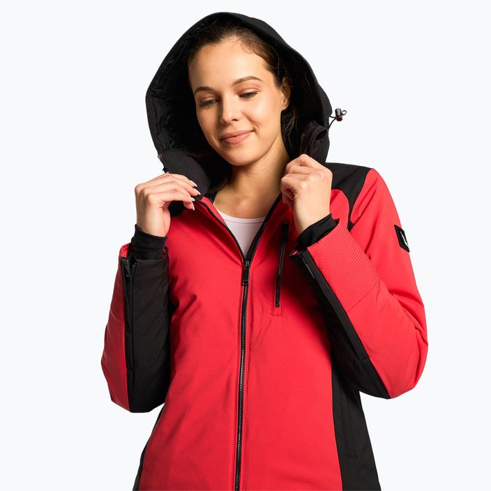 Women's ski jacket Descente Piper electric red 4