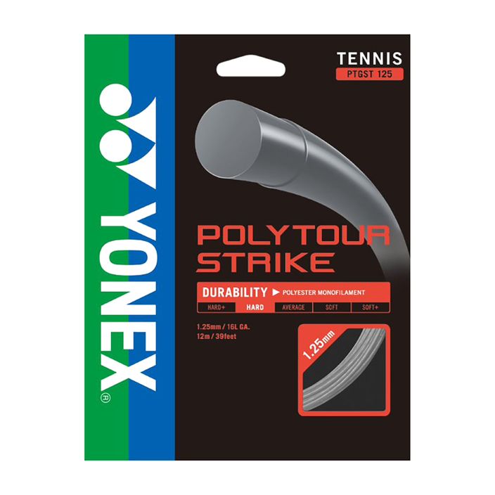 Tennis string YONEX Poly Tour Strike Set 12 m grey 2