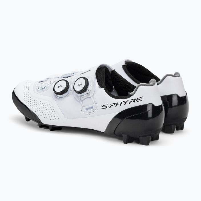 Shimano SH-XC902 men's MTB cycling shoes white ESHXC902MCW01S43000 3