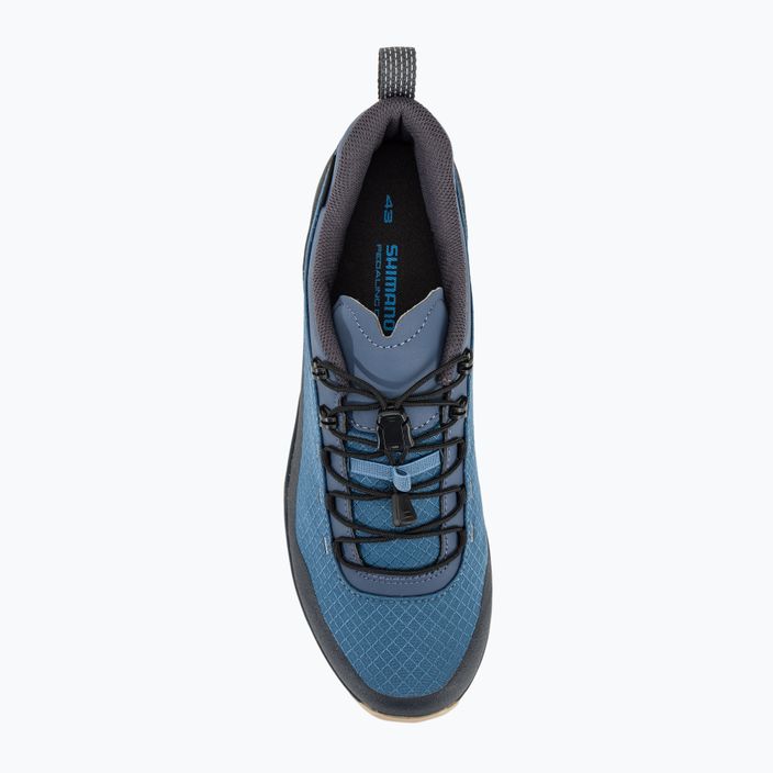 Men's platform cycling shoes Shimano SH-ET501 blue 6