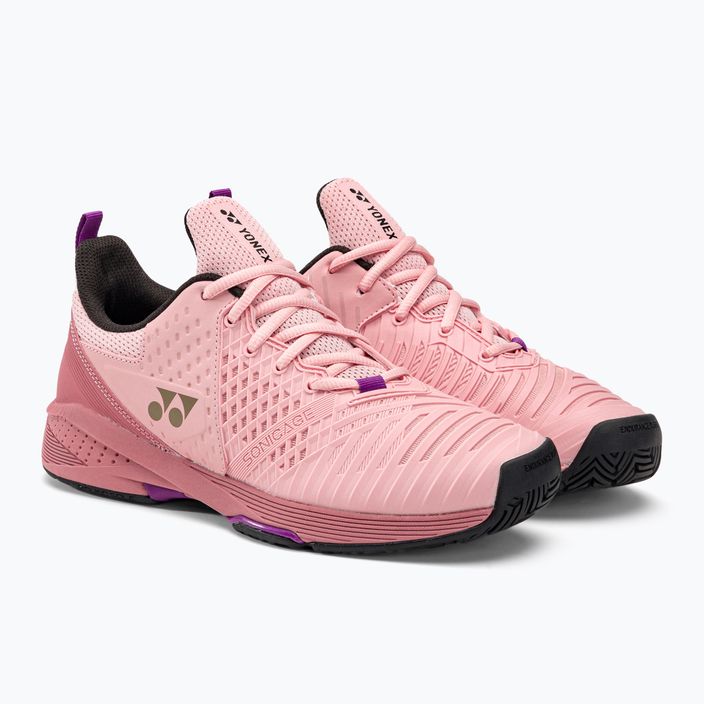 Women's tennis shoes Yonex Sonicage 3 pink STFSON32PB40 4