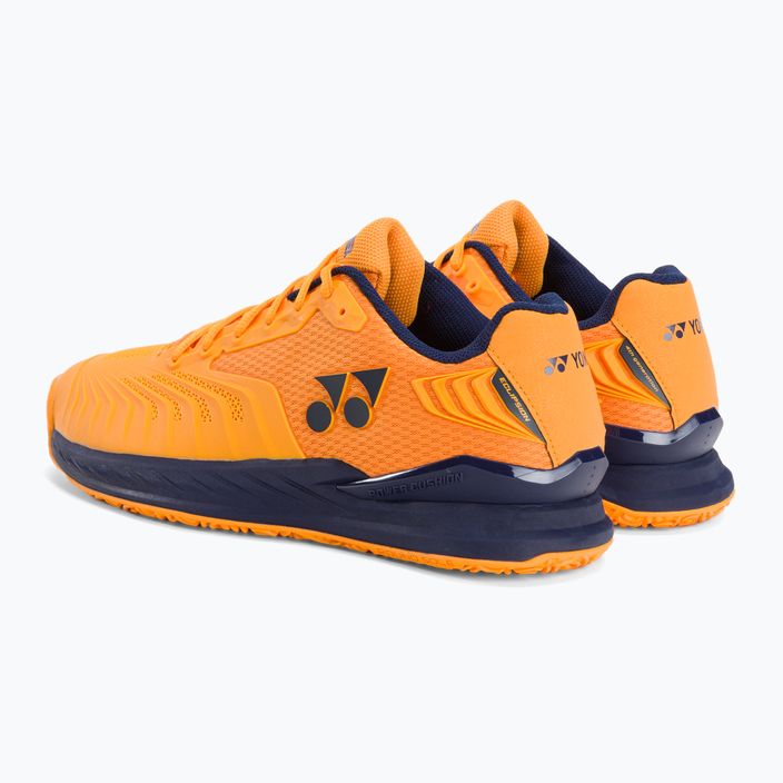YONEX men's tennis shoes SHT Eclipsion 4 CL orange STMEC4MC3MO 3