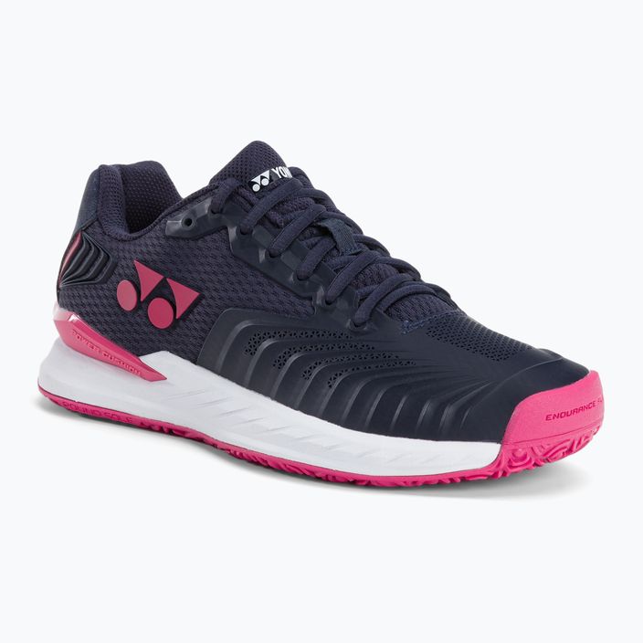 Women's tennis shoes YONEX SHT Eclipsion 4 CL navy blue/pink STFEC4WC3NP