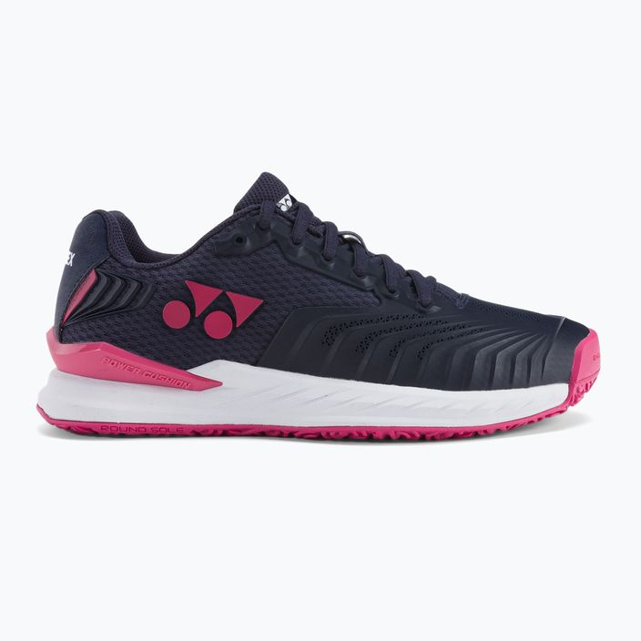 Women's tennis shoes YONEX SHT Eclipsion 4 CL navy blue/pink STFEC4WC3NP 2