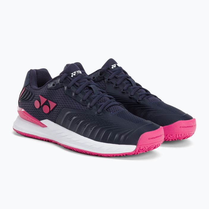 Women's tennis shoes YONEX SHT Eclipsion 4 CL navy blue/pink STFEC4WC3NP 4