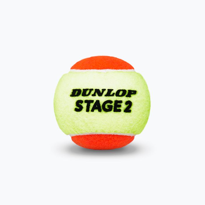 Dunlop Stage 2 children's tennis balls 3 pcs orange/yellow 601339 3