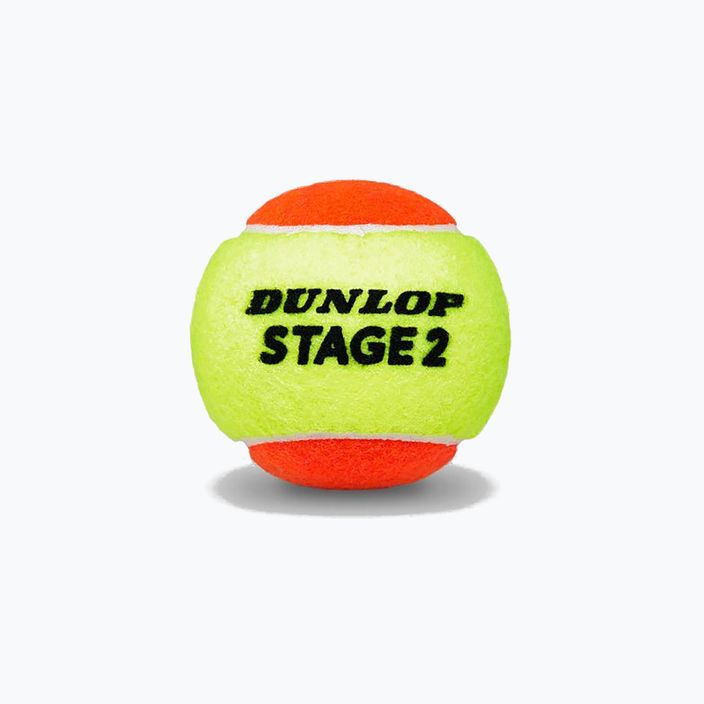 Dunlop Stage 2 children's tennis balls 60 pcs orange/yellow 601343 2