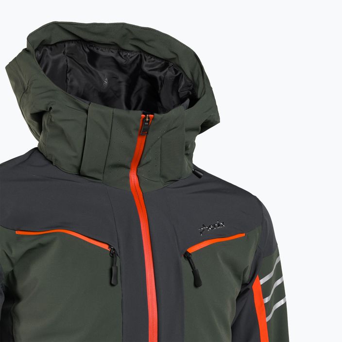 Men's Phenix Twinpeaks ski jacket khaki ESM22OT00 3