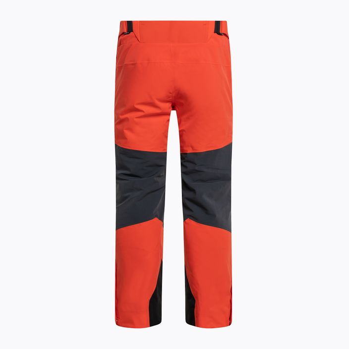 Men's Phenix Twinpeaks ski trousers orange ESM22OB00 2