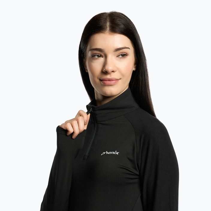 Phenix Twin Peaks women's ski sweatshirt black ESW22LS50 4
