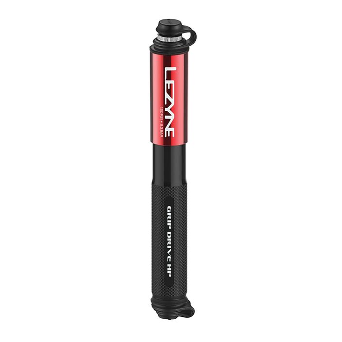 Lezyne Grip Drive HP S ABS FLEX 120psi red bicycle pump 2