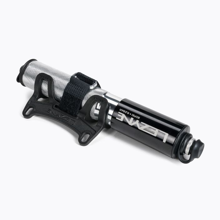 Lezyne Grip Drive HV S Abs Flex Presta/Schreder 90psi silver bicycle pump LZN-1-MP-GRIPHV-V1S06