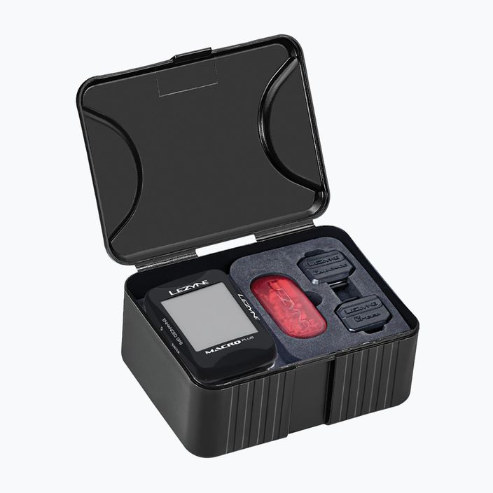 Lezyne MACRO PLUS GPS HRSC Loaded set black LZN-1-GPS-MACRO-V304-HS cycle counter with cadence sensor 3
