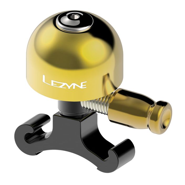 Lezyne Classic Brass S brass/black bicycle bell 2