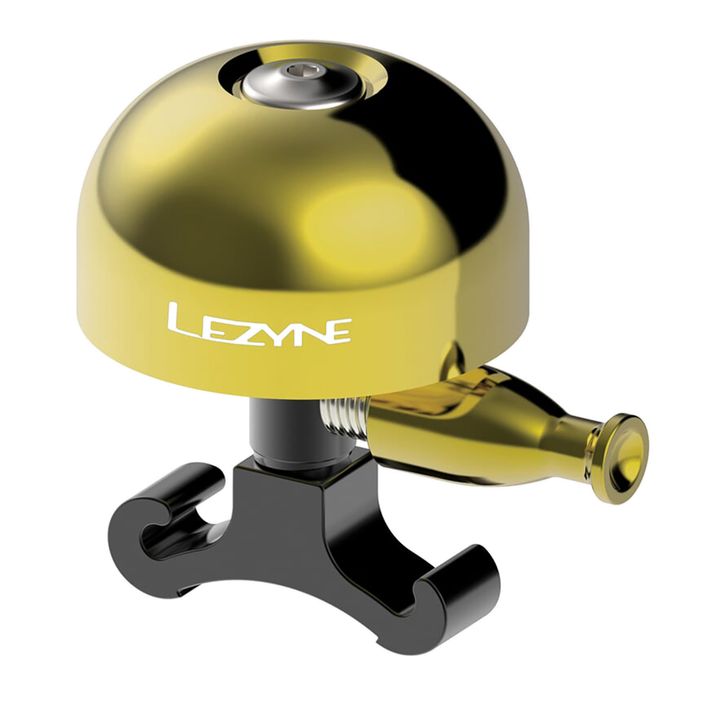 Lezyne Classic Brass M brass/black bicycle bell 2
