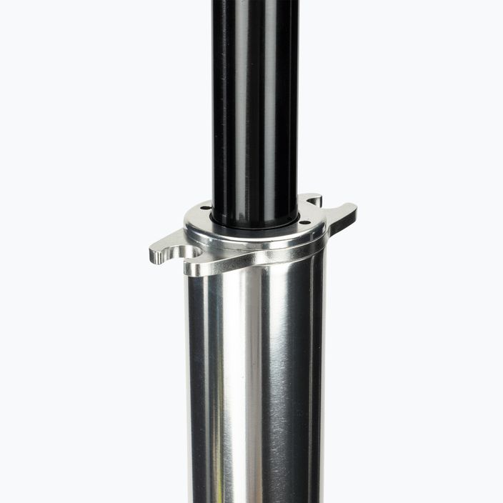 Lezyne CNC Floor Drive 3.5 gloss silver bicycle pump 4