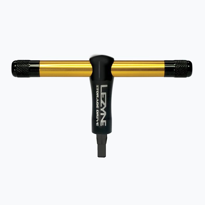 Lezyne Storage Drive bicycle key black/gold 2