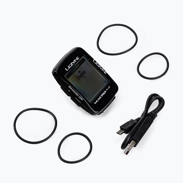 Lezyne MACRO PLUS GPS bicycle counter black LZN-1-GPS-MACRO-V204 3
