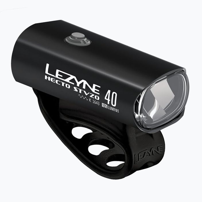 Lezyne Hecto Drive Stvzo 40 Front gloss black bike light