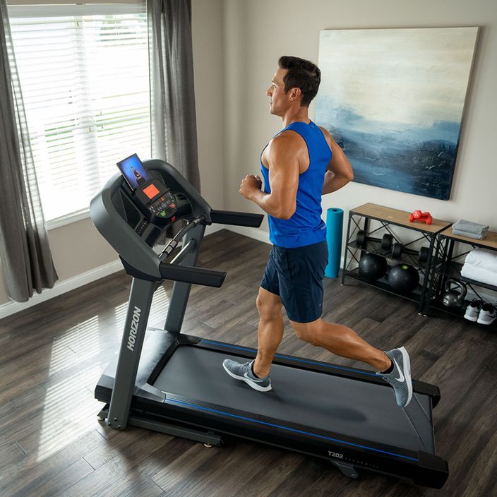 Horizon Fitness T202 electric treadmill 8
