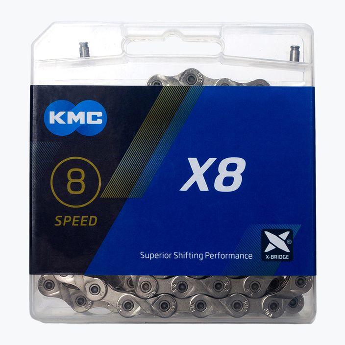 KMC X8 114 link 8rz silver BX08NP114 bicycle chain