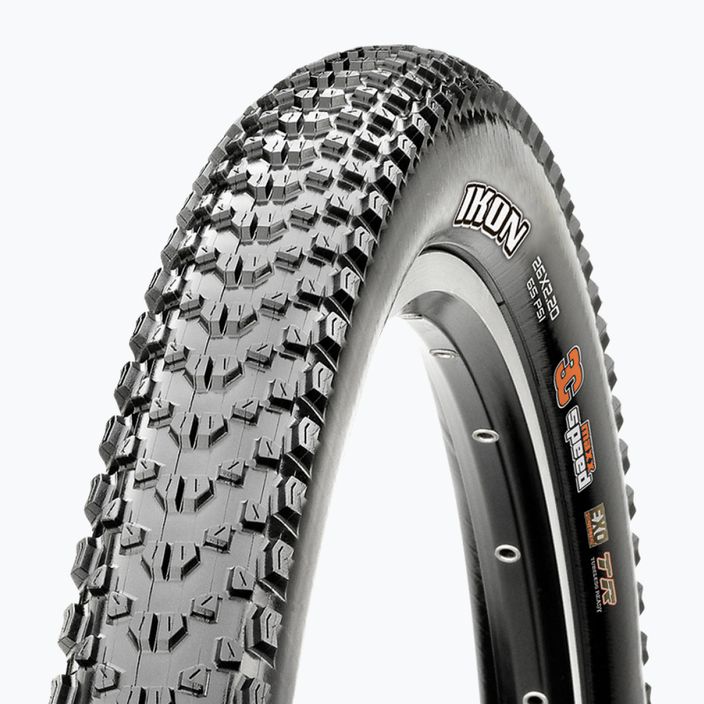 Maxxis Ikon 60TPI Exo/Tr Dual retractable bicycle tyre black TR-MX534