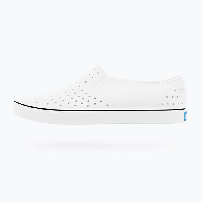 Native Miles shell white trainers 10